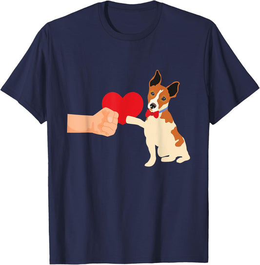 Jack Russell Terrier Love - Dog Lover Pet Owner Puppy T-Shirt - T-Shirt | Navy