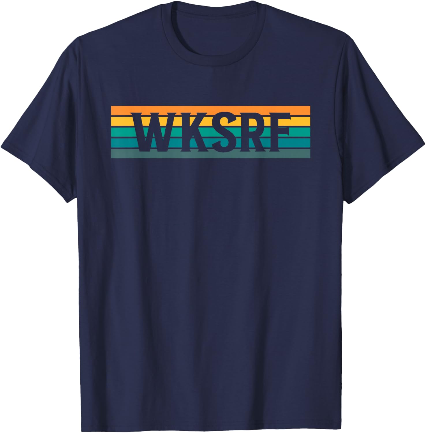 WKSRF Wakesurf Wakeboard Wakeboarding T-Shirt - T-Shirt | Navy