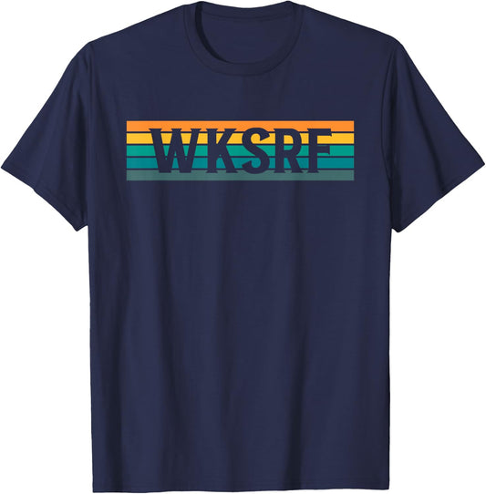 WKSRF Wakesurf Wakeboard Wakeboarding T-Shirt - T-Shirt | Navy