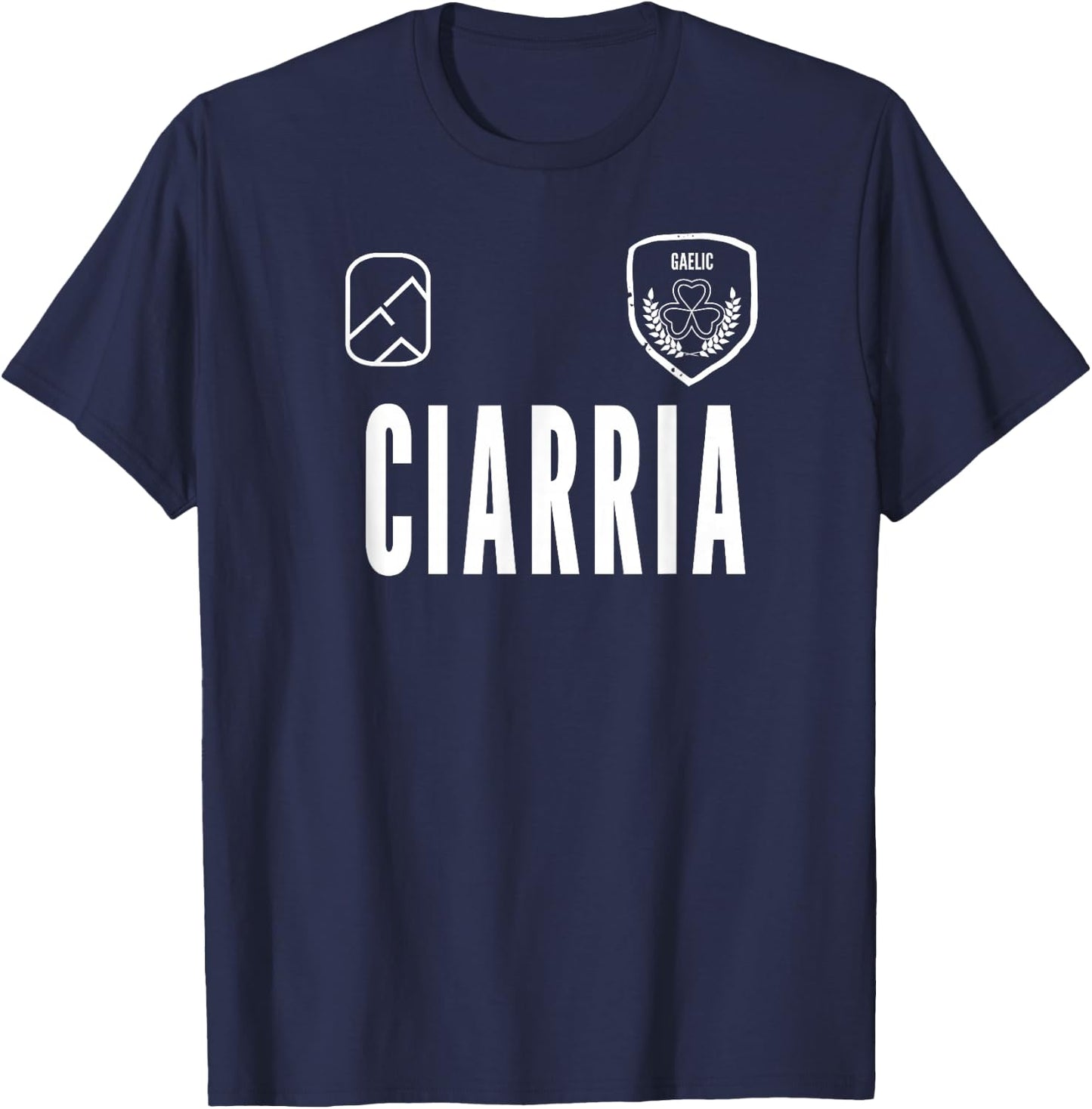 Kerry An Ciarrai Gaelic Football Jersey T-Shirt - T-Shirt | Navy