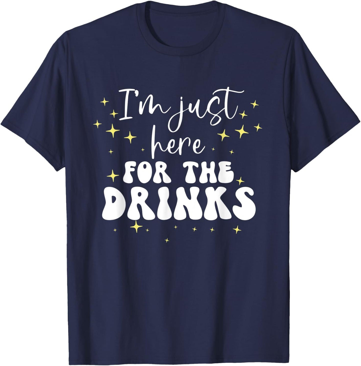 Just Here For The Drinks Halloween Group Matching Costumes T-Shirt - T-Shirt | Navy