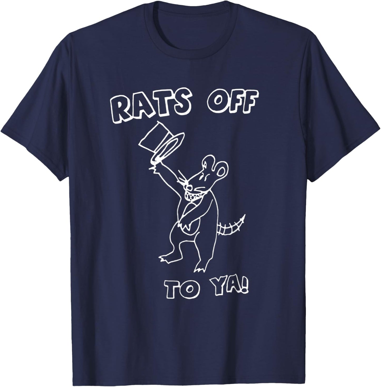 Funny Rat Off To Ya Mouse Costume T-Shirt - T-Shirt | Navy