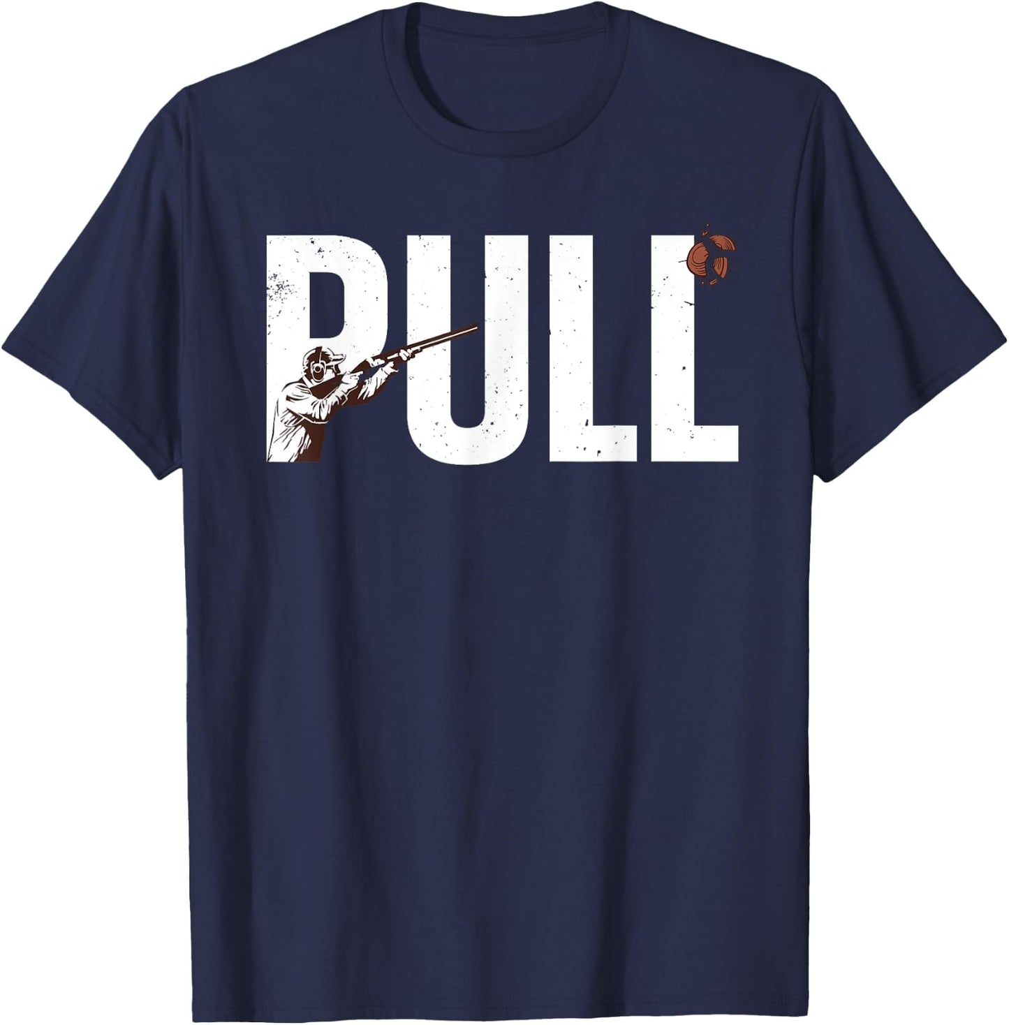 Cool Clay Shooting Women Clay Trap Skeet Shooting T-Shirt - T-Shirt | Navy