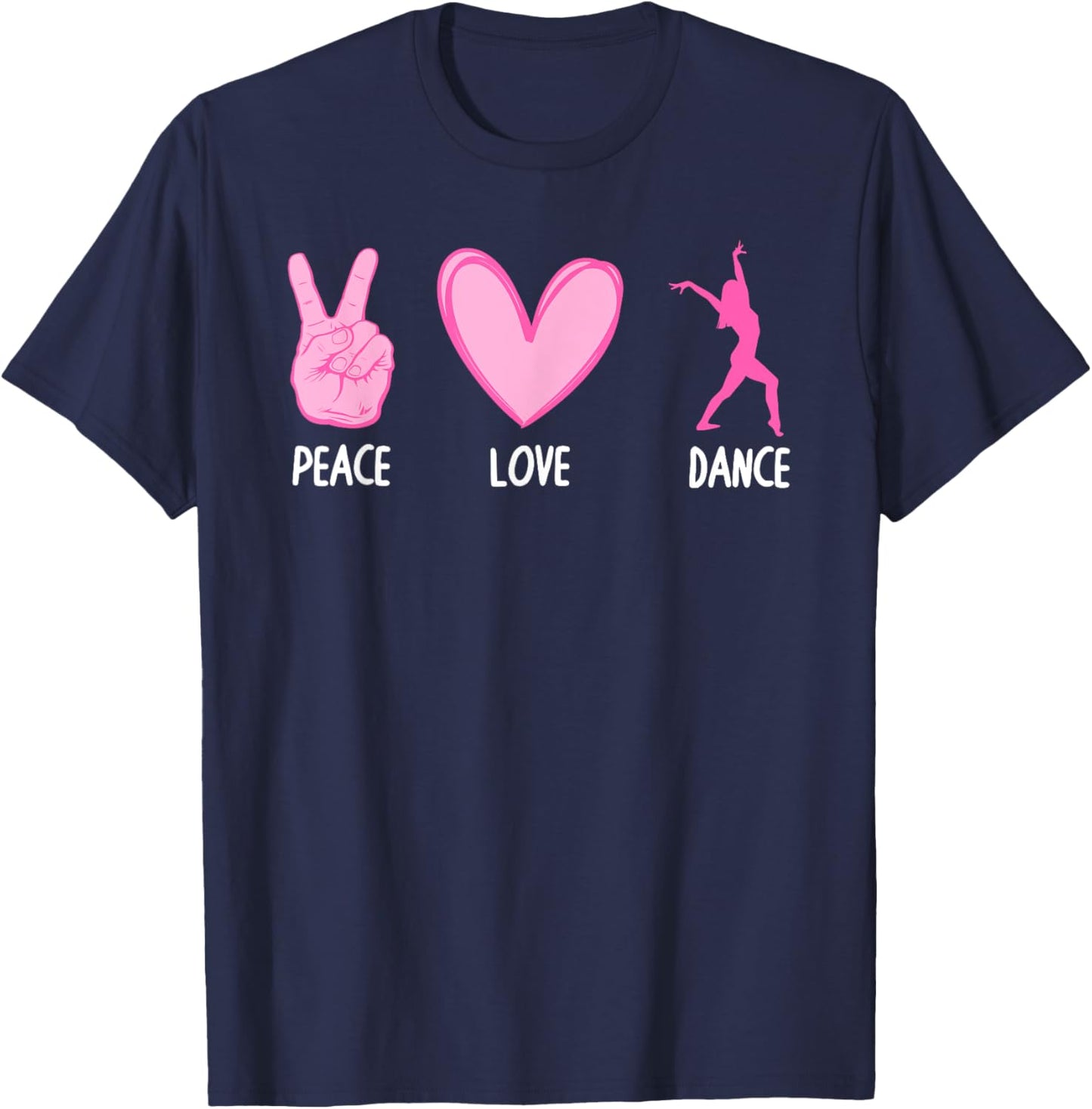 Cool Dance Girls Dancing Related Hip Hop Dancer T-Shirt - T-Shirt | Navy