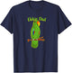 Ekkie Dad Eclectus Parrot Adorable Bird Cute Drawing T-Shirt - T-Shirt | Navy