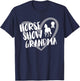 Funny Horse Show Grandma Heart T-Shirt - T-Shirt | Navy