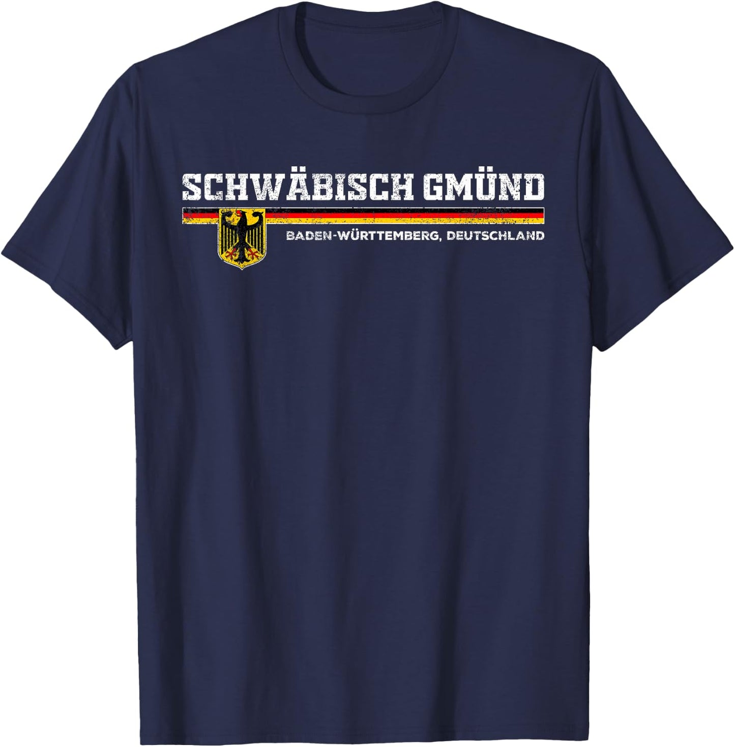 Schwabisch Gmund Germany / Deutschland T-Shirt - T-Shirt | Navy