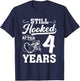 Fishing Couple 4 Years Anniversary 4th Wedding Celebration T-Shirt - T-Shirt | Navy
