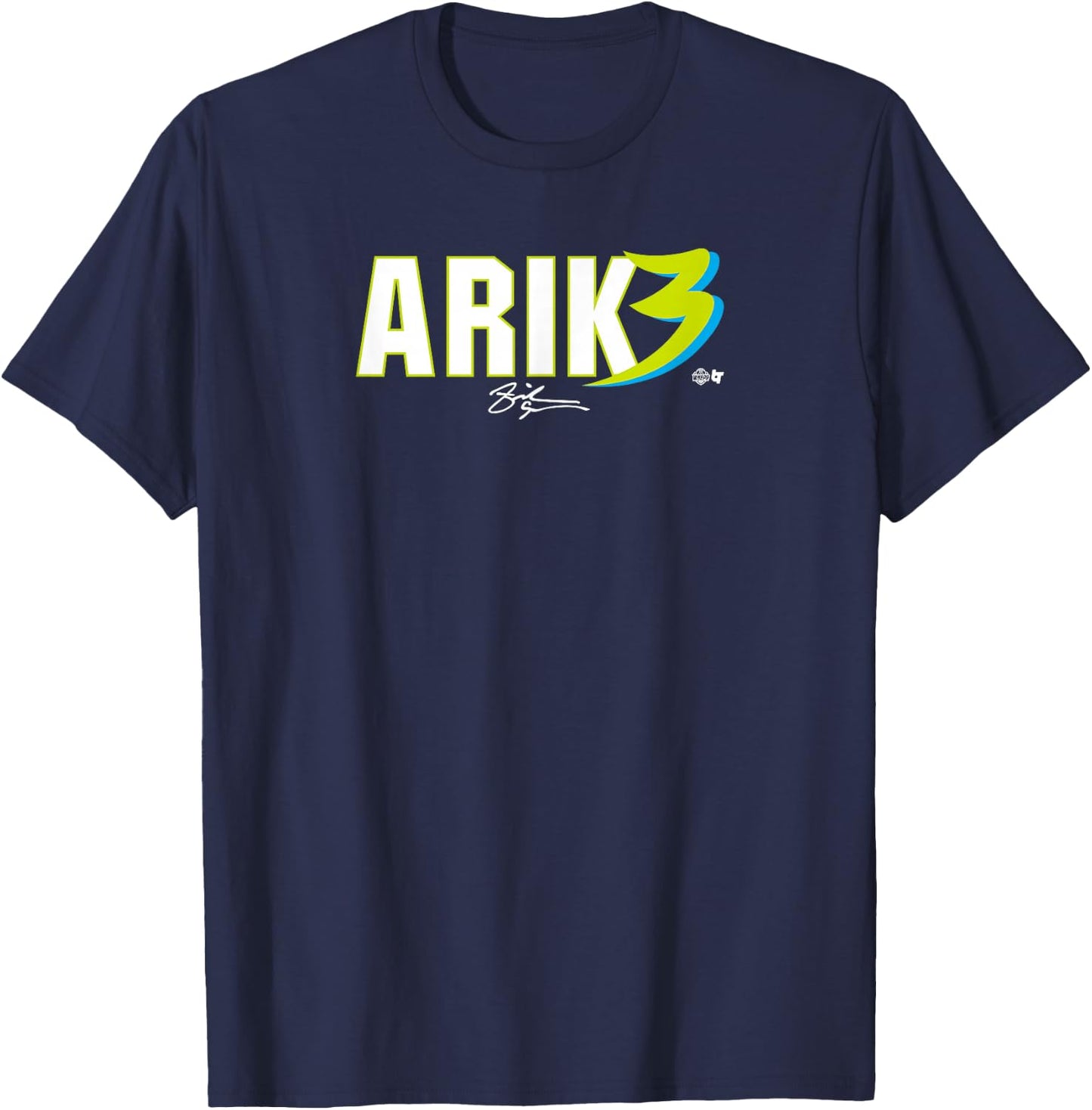 Arike Ogunbowale: ARIK3 - Dallas Basketball T-Shirt - T-Shirt | Navy