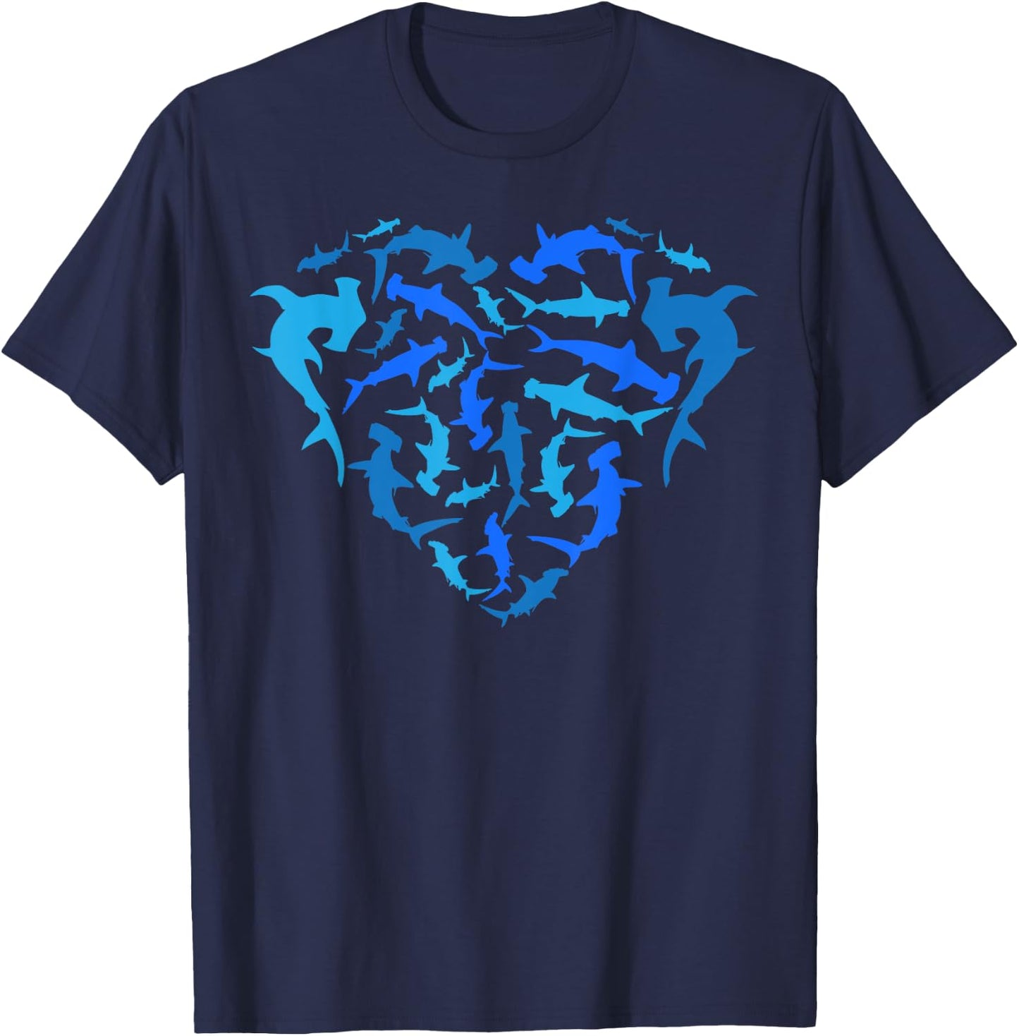 Hammerhead Shark Marine Biology Underwater Animal T-Shirt - T-Shirt | Navy