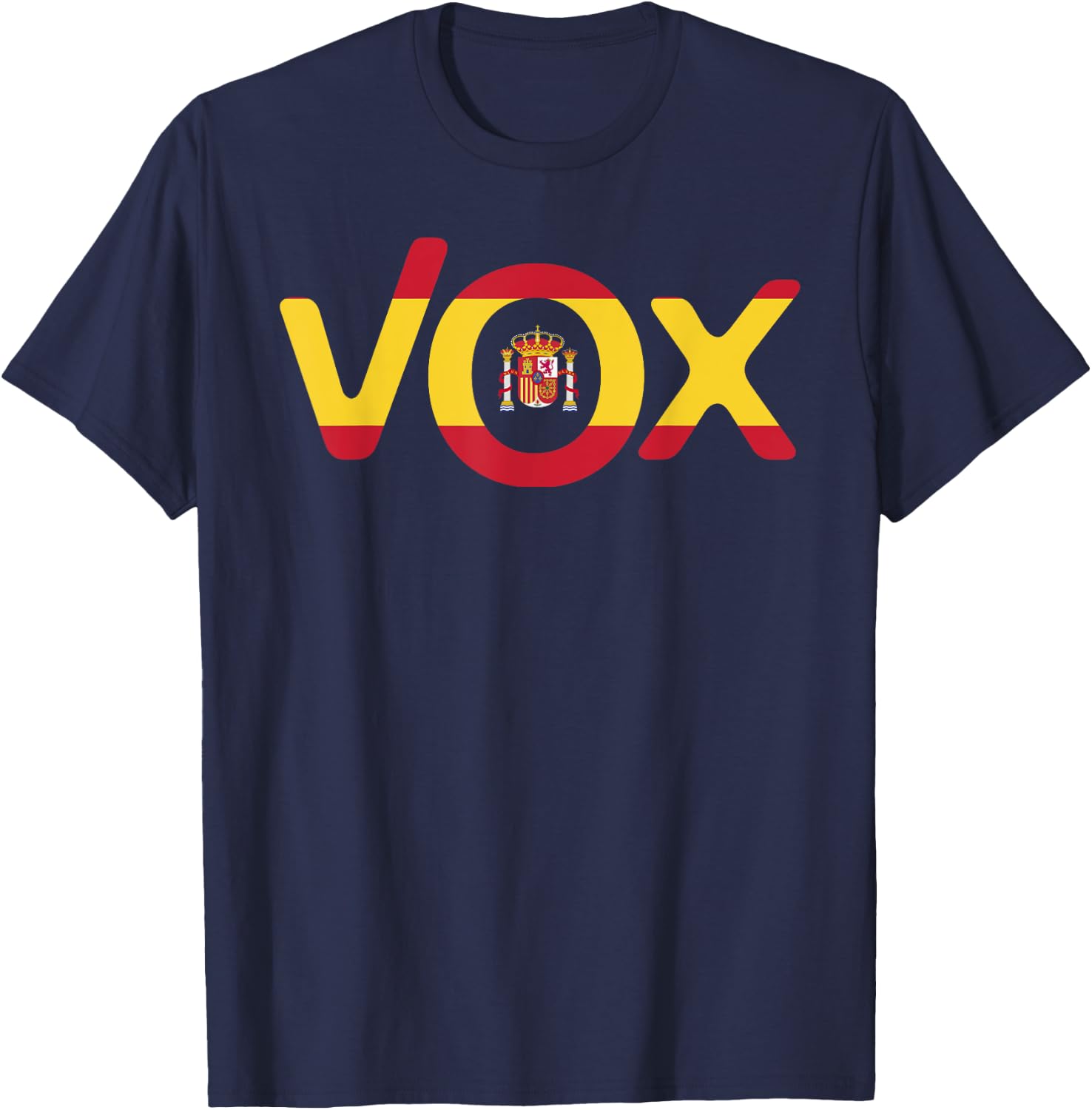Vox Political Party Spain Viva T-Shirt - T-Shirt | Navy