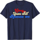 Loves Jesus and America Too God Christian 4th of July retro T-Shirt - T-Shirt | Navy