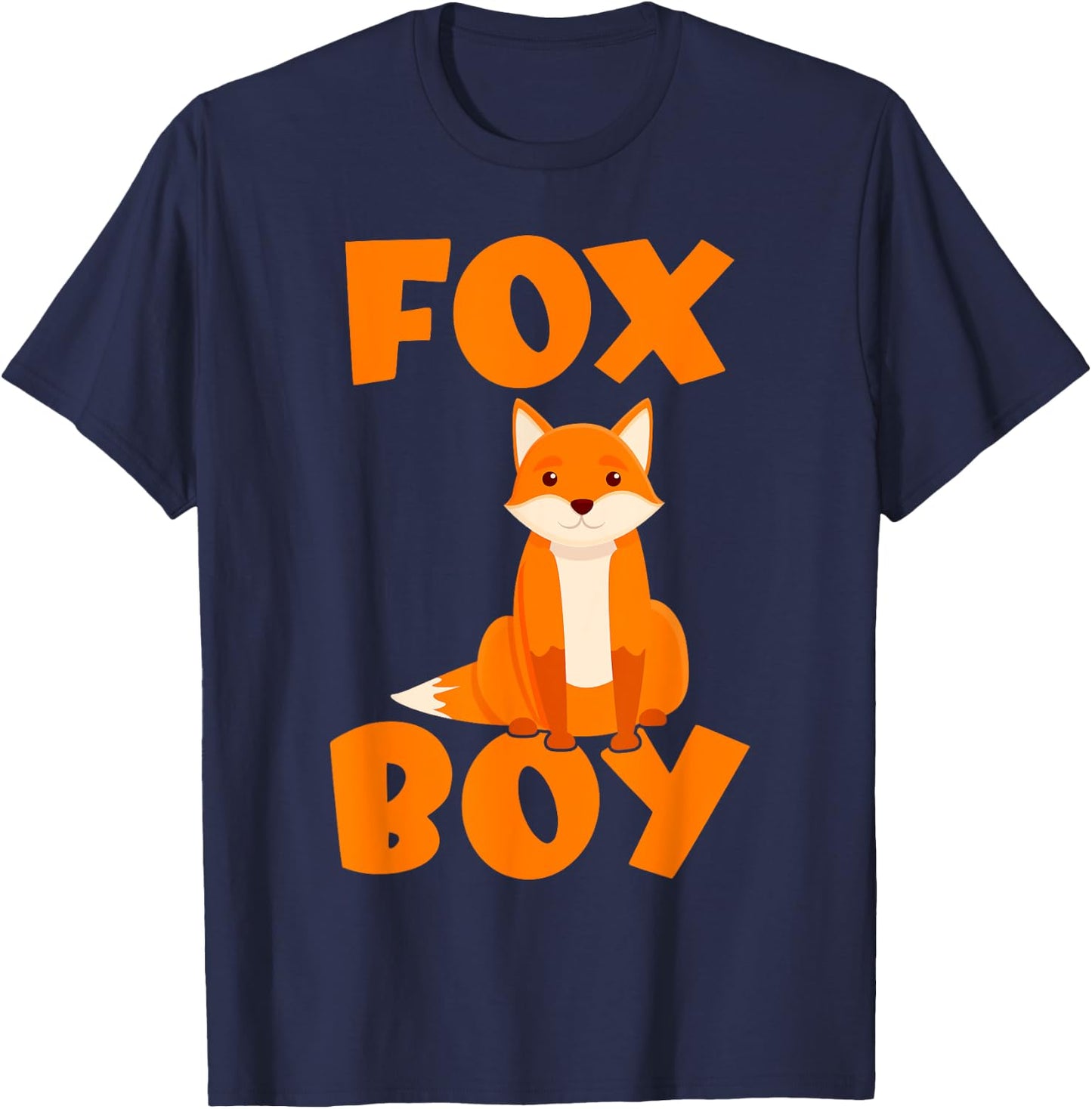 Fox Boy T-Shirt - T-Shirt | Navy