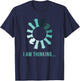 Funny Chess Chess Player Thinking T-Shirt - T-Shirt | Navy