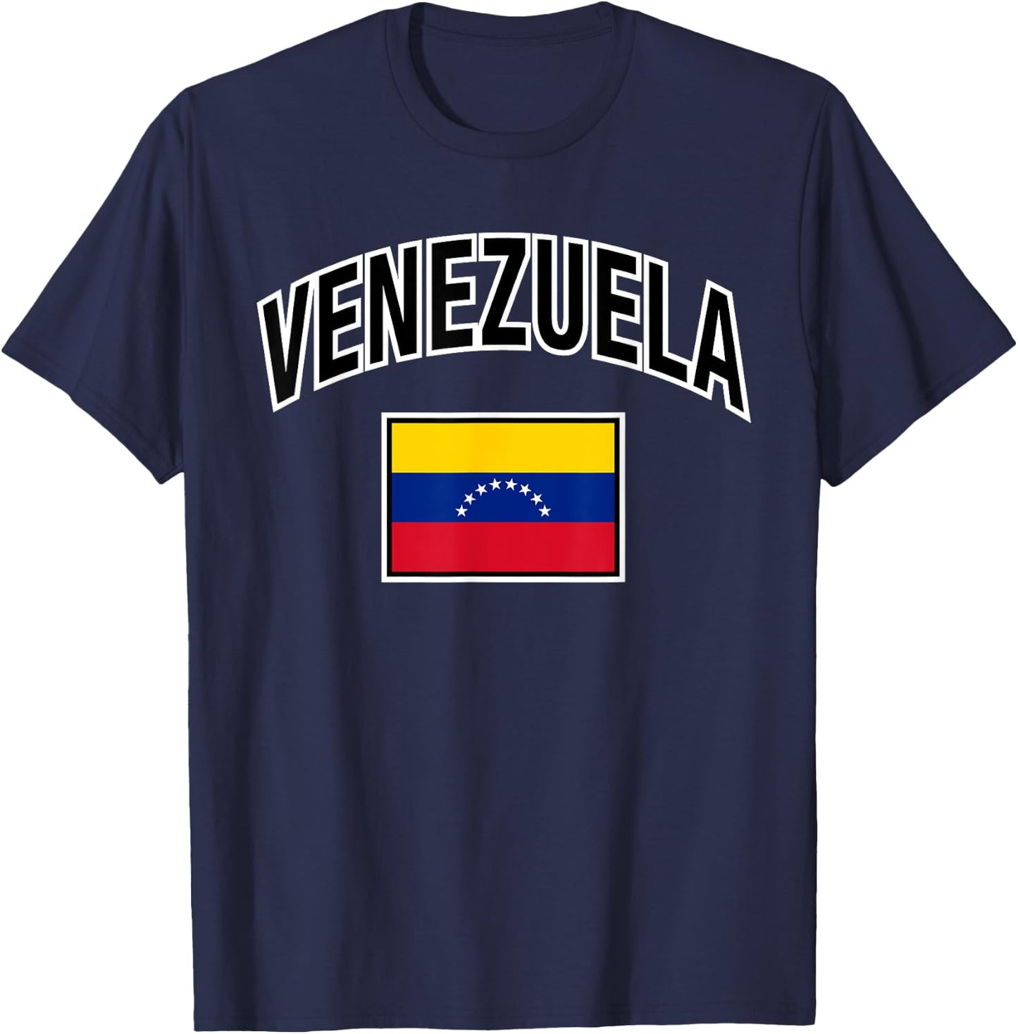 Venezuela Flag Proud Venezuelan T-Shirt - T-Shirt | Navy