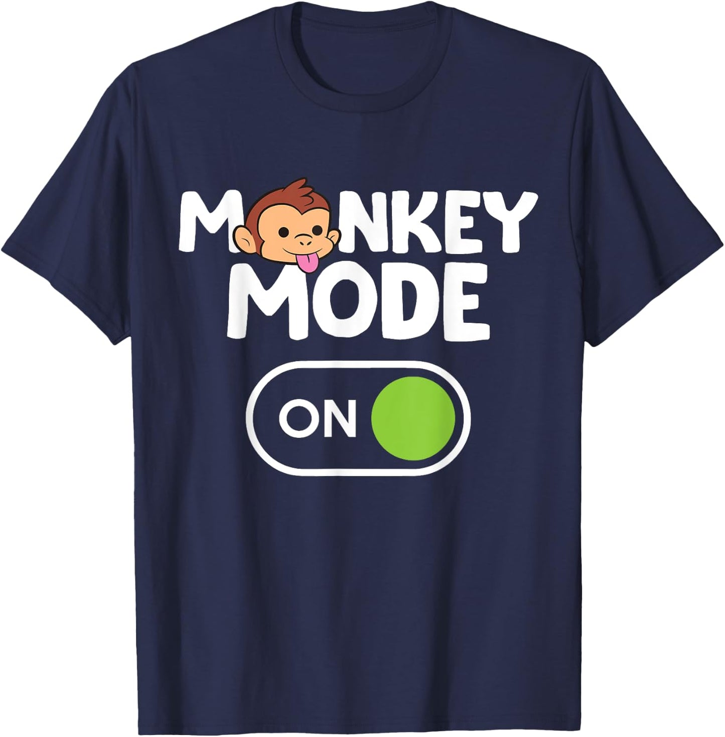 Monkey Mode On T-Shirt - T-Shirt | Navy