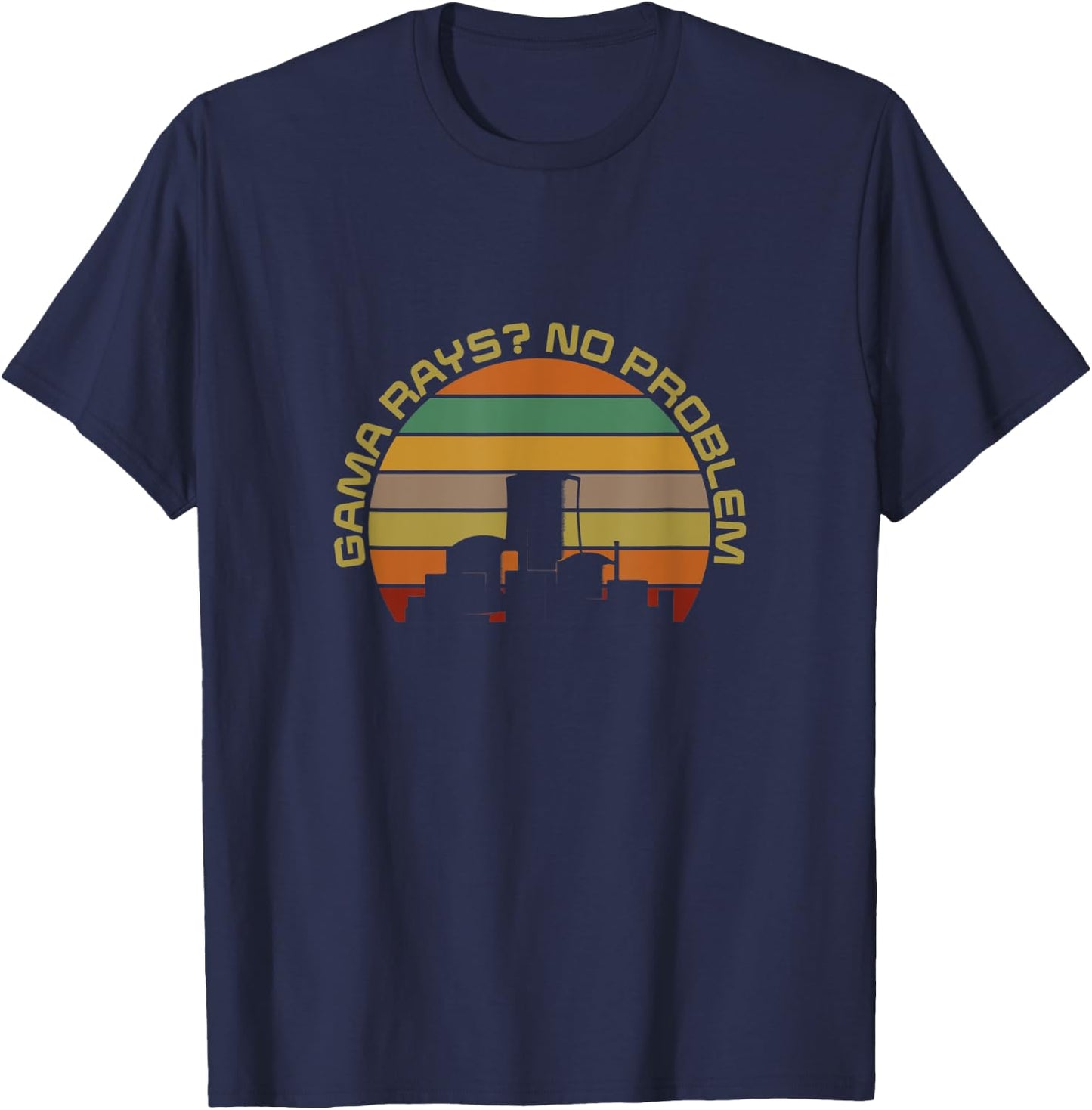 Vintage Proud Engineer Nuclear Gamma Rays No Problem T-Shirt - T-Shirt | Navy