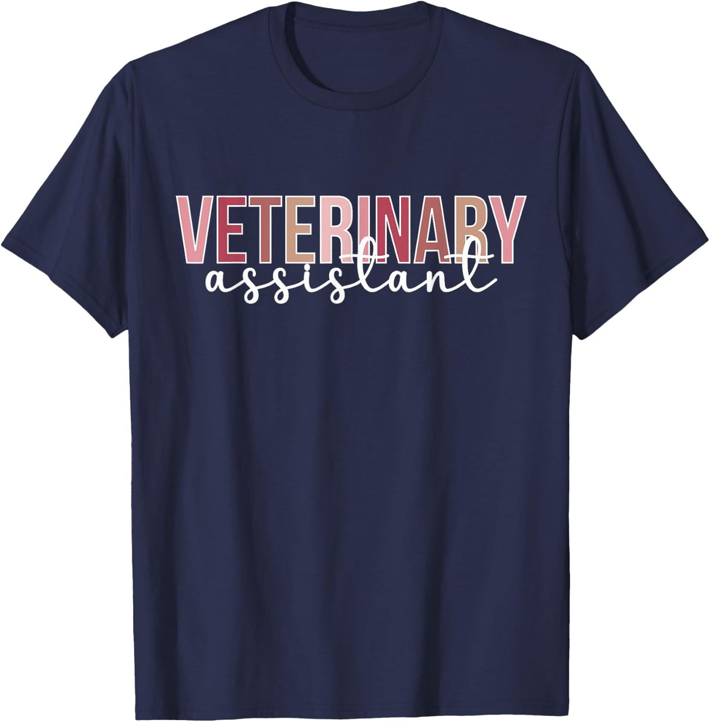 Veterinary Assistant Cute Vet Assistant T-Shirt - T-Shirt | Navy