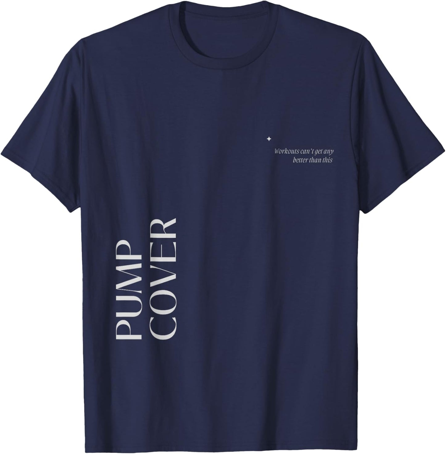 Gym pump cover Oversized Workout T-Shirt - T-Shirt | Navy
