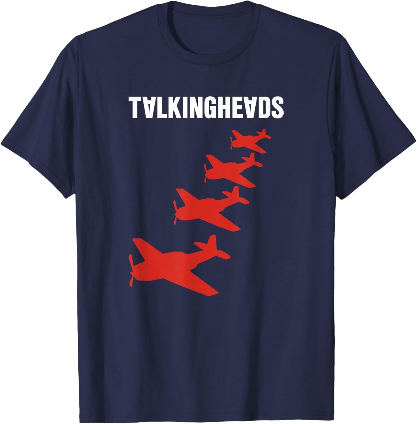 Talking Heads Four Planes T-Shirt - T-Shirt | Navy