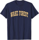 Wake Forest - Throwback Design - Classic T-Shirt - T-Shirt | Navy