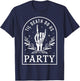 Til Death Do Us Party Retro Halloween Bachelorette Matching T-Shirt - T-Shirt | Navy