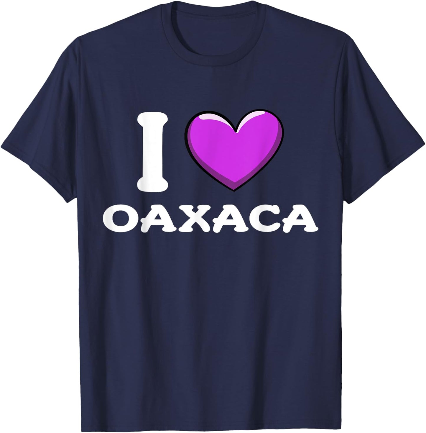 I Love Oaxaca Mexico T-Shirt - T-Shirt | Navy