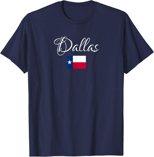Dallas, Texas USA T-Shirt - T-Shirt | Navy