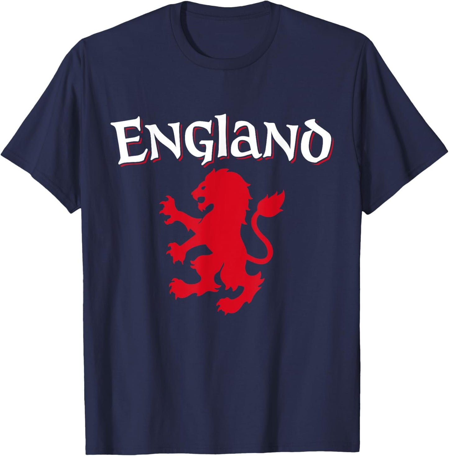 England Rampant Lion T-Shirt - T-Shirt | Navy