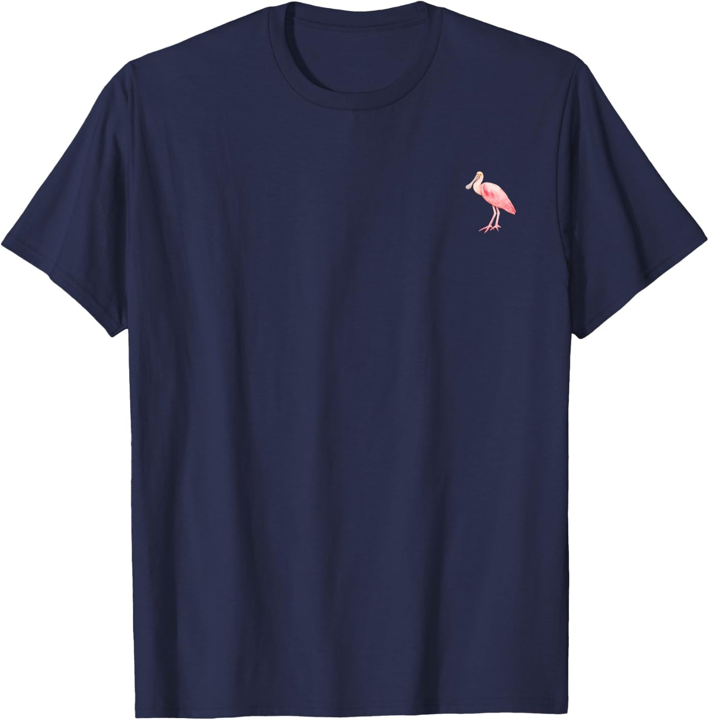 Roseate Spoonbill T-Shirt - T-Shirt | Navy