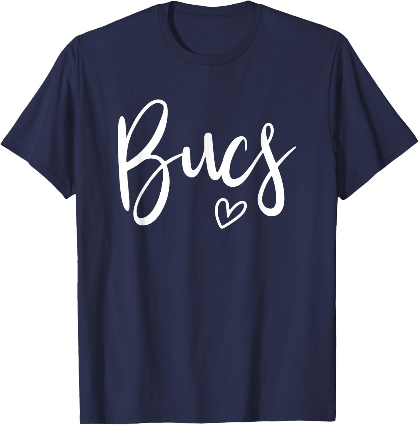 Bucs High Buccaneers Sports Team Women's Buccaneers T-Shirt - T-Shirt | Navy