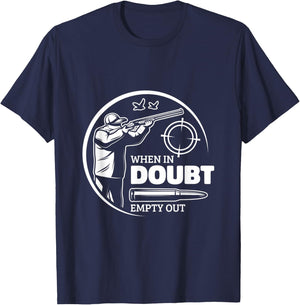 When In Doubt Empty Out Hunter Goose Hunting T-Shirt - T-Shirt | Navy