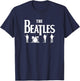 The Beatles - Let It Be Light Silhouettes T-Shirt - T-Shirt | Navy