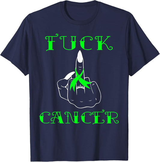 Fuck Cancer Tattoos Survivor Non-Hodgkin Lymphoma Cancer T-Shirt - T-Shirt | Navy