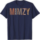 Mimzy Leopard Print Mom Cute Mothers Day Funny Grandma T-Shirt - T-Shirt | Navy