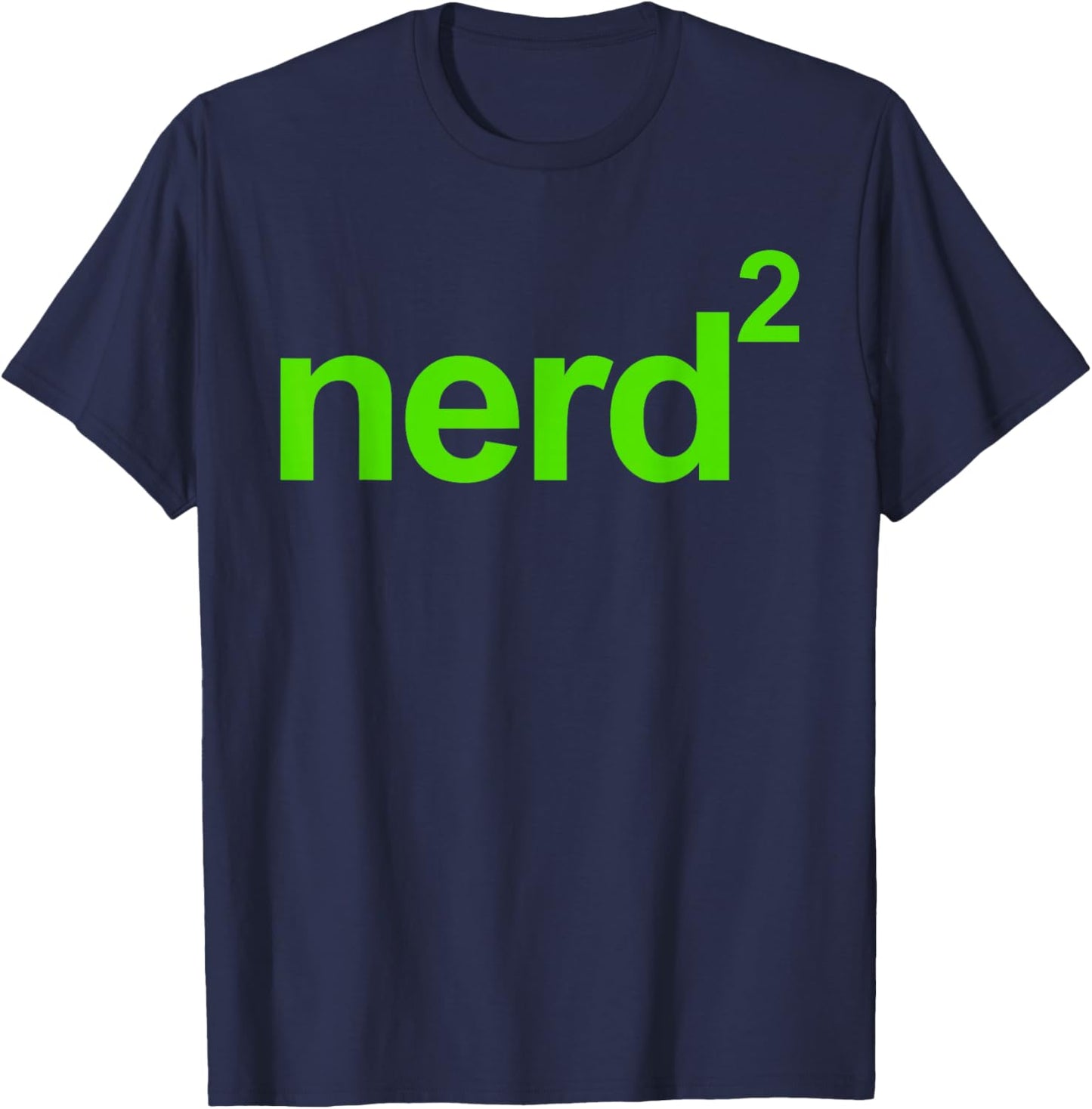 Nerd Squared - Technology Computer Programmer AI Smart T-Shirt - T-Shirt | Navy