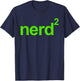 Nerd Squared - Technology Computer Programmer AI Smart T-Shirt - T-Shirt | Navy