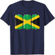 Patriotic Beer Cans Jamaica w/ Jamaican Flag T-Shirt - T-Shirt | Navy