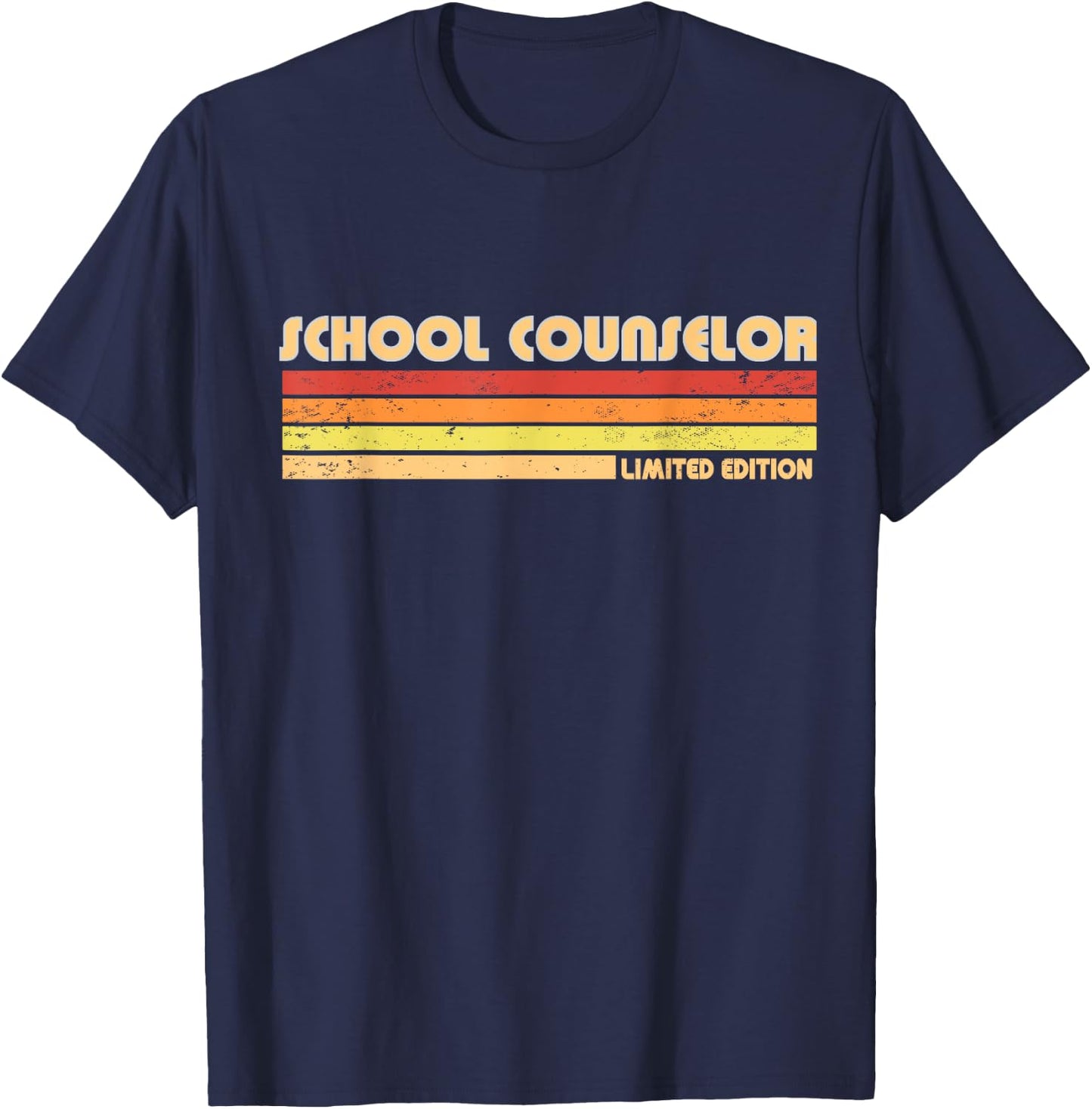 SCHOOL COUNSELOR Funny Personalized Profession Birthday Idea T-Shirt - T-Shirt | Navy