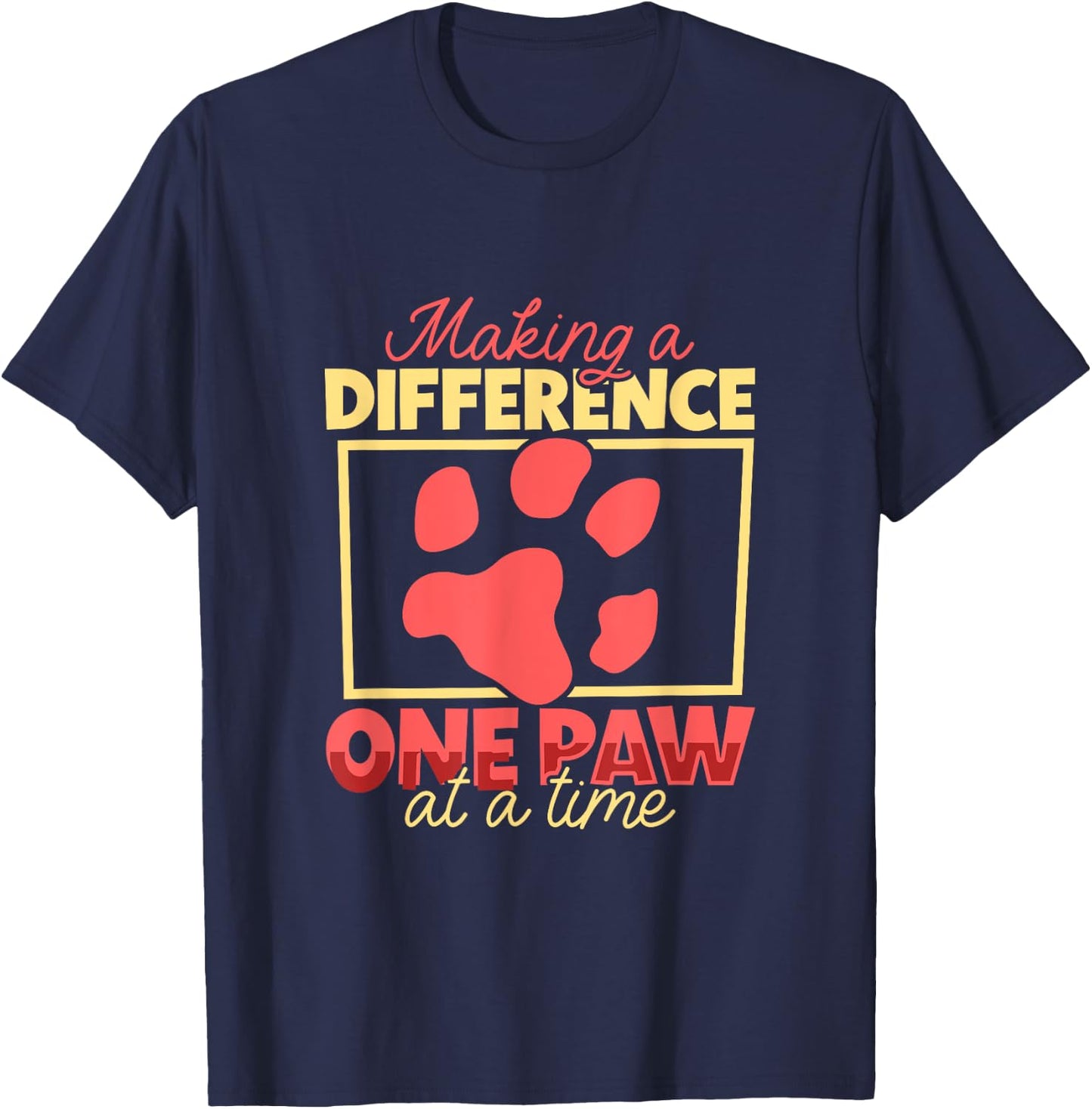 Animal protection - Animal shelter worker T-Shirt - T-Shirt | Navy