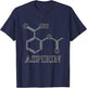 Aspirin Formula Shaped T-Shirt - T-Shirt | Navy