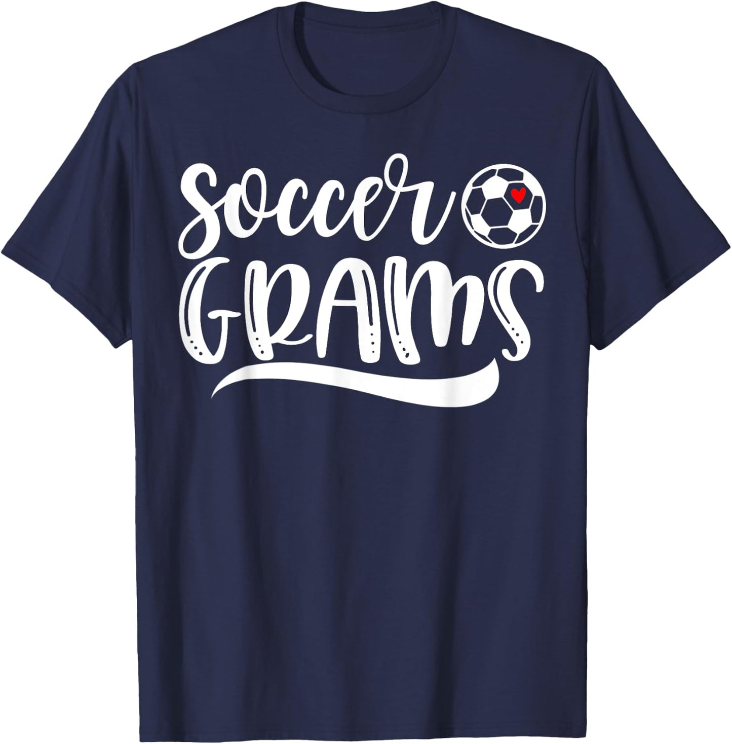 Funny Soccer Grams Soccer Lover Mother's Day T-Shirt - T-Shirt | Navy