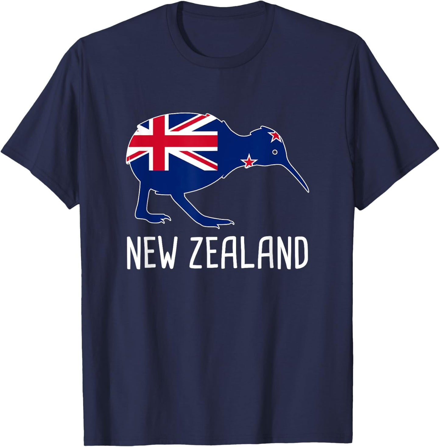 Kiwi Bird New Zealand T-Shirt - T-Shirt | Navy