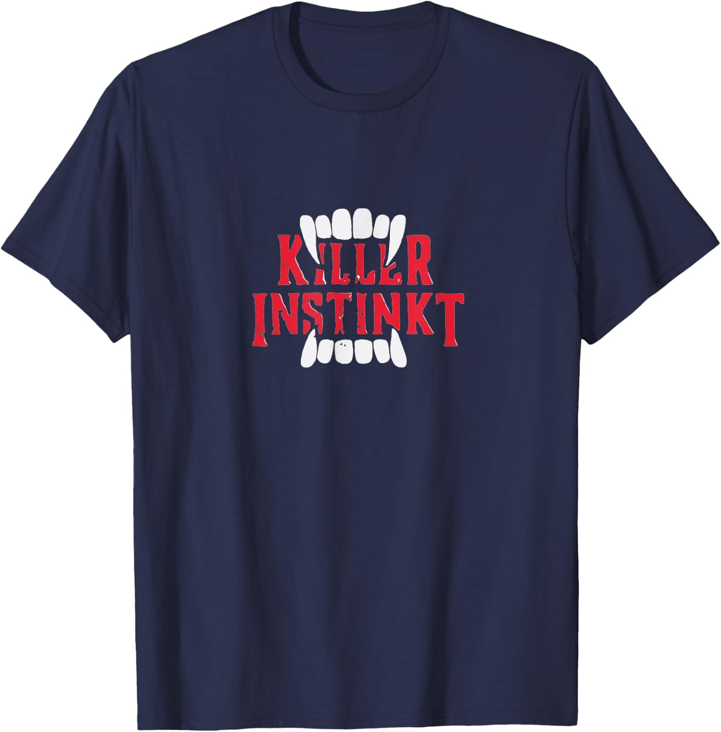 Killer Instinkt Totally Killer Halloween vampire teeth movie T-Shirt - T-Shirt | Navy