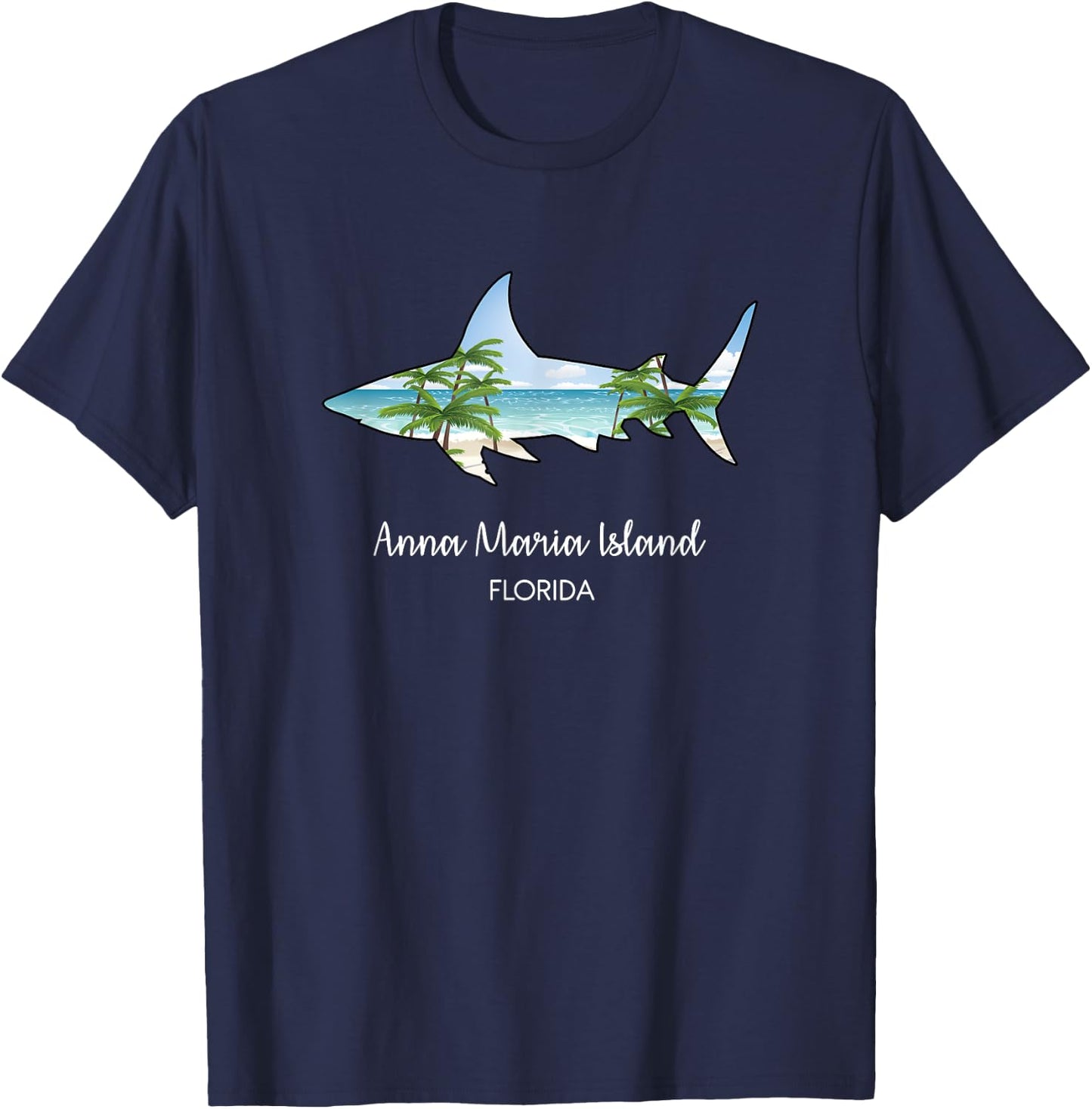 Anna Maria Island Souvenir or Group Vacation Gift T-Shirt - T-Shirt | Navy