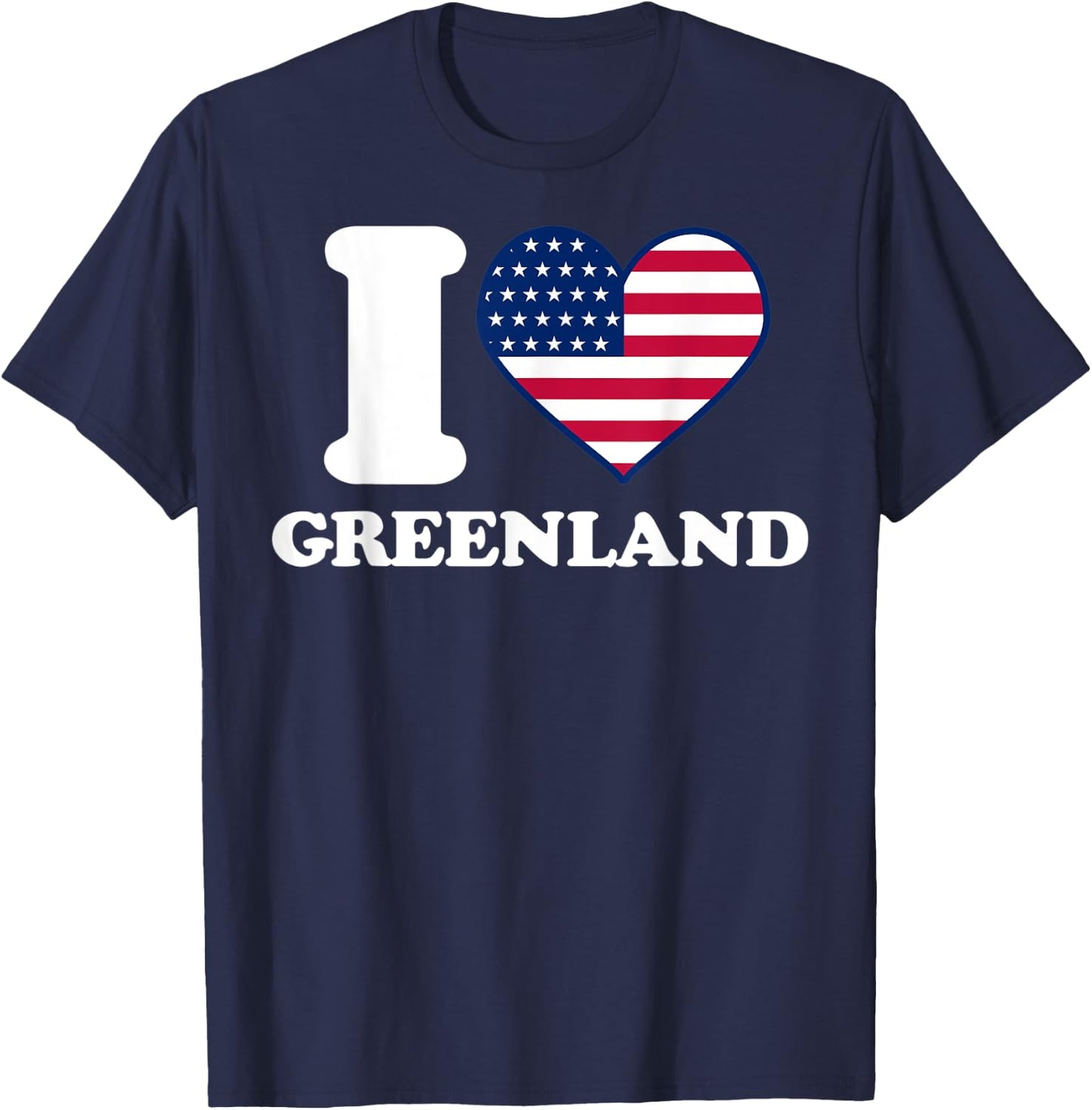 I love Greenland I heart Greenland T-Shirt - T-Shirt | Navy