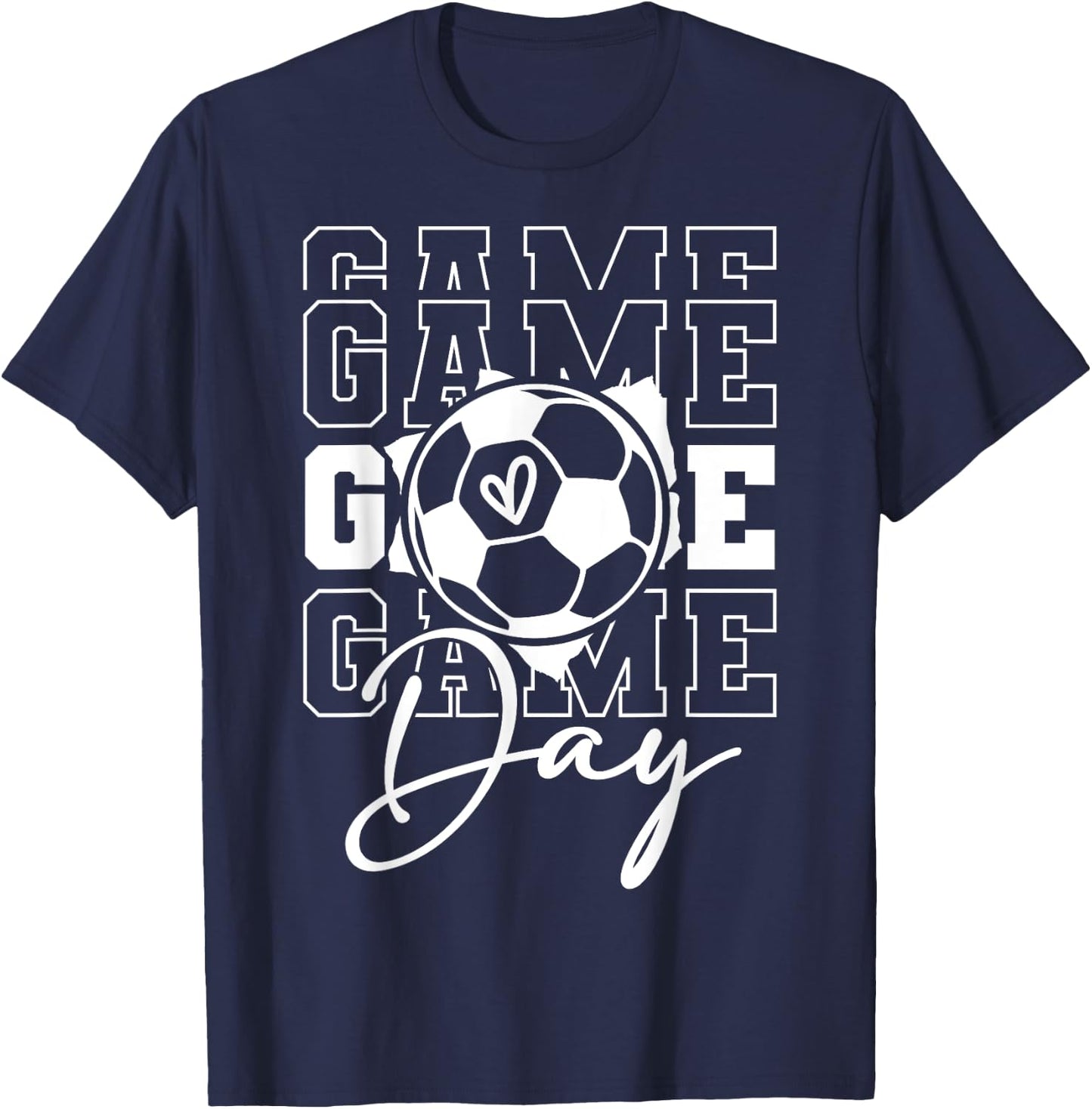 Game Day Soccer T-Shirt - T-Shirt | Navy