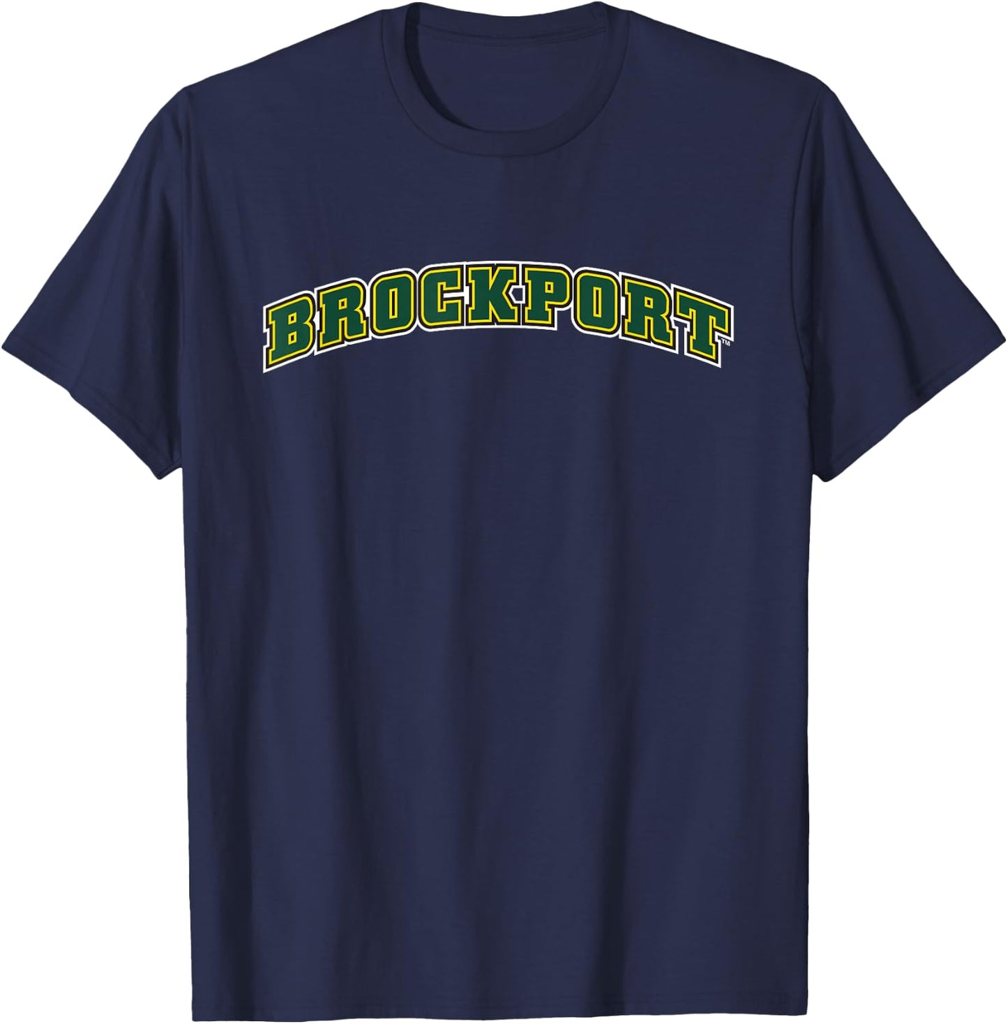 SUNY Brockport Golden Eagles Classic Collegiate Text T-Shirt - T-Shirt | Navy
