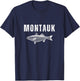 MTK Long Island Montauk New York NY Striped Bass Fishing T-Shirt - T-Shirt | Navy