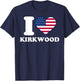 I love Kirkwood I heart Kirkwood T-Shirt - T-Shirt | Navy